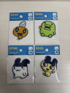 最安値‼️ たまごっち ダイソー 刺繍ワッペン4個セット