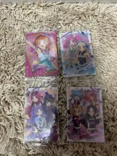 プリパラ アイカツ ウエハウス カード　4枚セット