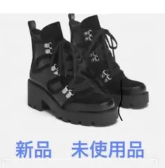 【ZARA 】レースアップ ショートブーツ size40