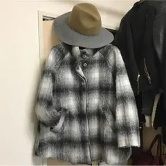 モヘア風ハーフコート ZARA H&M OLDNAVYのサムネイル