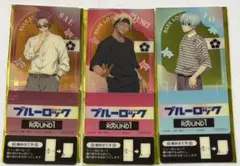 ブルーロック ラウンドワン コースター 糸師冴 士道龍聖　氷織羊