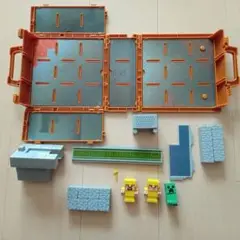 美品！マイクラ　ミニフィギュア64個コレクティングケース2個マイケシDXチェスト 美品！マイクラミニフィギュア64個コレクティングケース2個