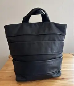 kawakawa レザー トートバッグ　ブラック　カワカワ　日本製