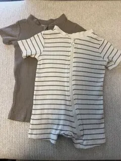 H&M ベビー ロンパース 2点セット 56cmのサムネイル