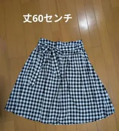 ギンガムチェック フレアスカートのサムネイル