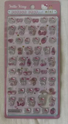 み*い様 新品未開封 正規品サンリオ ボンボンドロップシール miniハローキテ