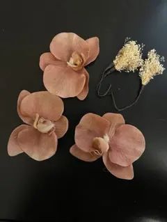 ヘッドドレス造花 髪飾り 結婚式 卒業式 ブライダル 白無垢 花嫁 和装 着物