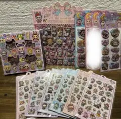 ラブブシール ぷくぷくシール ボンボンドロップシール シャカシャカシール11枚