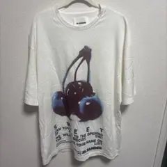 JIL SANDER チェリープリント Tシャツ　XL ジルサンダー　23FW