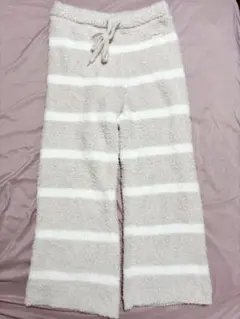 ジェラートピケ ルームウェア パジャマ パンツ ボーダー ふわふわ もこもこ