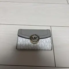MICHAEL KORS キーケース ホワイト/グレー