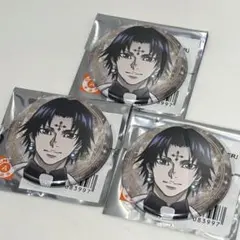 AJ2026 ハンターハンター 缶バッジ クロロ 3点セット