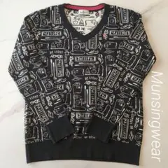 【訳あり】Munsingwear ゴルフウェア セーター ネイビー 紺