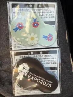 ミャクミャク　缶バッジ　2個セット