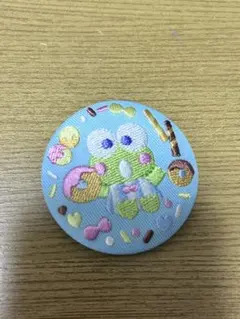 サンリオ刺繍缶バッジ【けろけろけろっぴ】