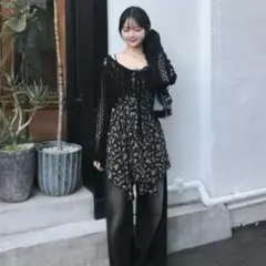 Darich ブラック 半袖 Darich 「Darich」 半袖Tシャツ FREE ブラック レディース