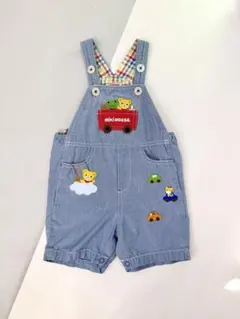 miki HOUSE オーバーオール　ロンパース80-90