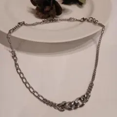 新品　CENE ステンレスネックレス　錆びにくい肌に優しい