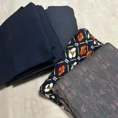 ウール　紳士アンサンブル2着　婦人2着　合計4着セット　リメイク素材