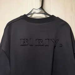 BIBIY. LOGOSWEATSHIRT ロゴスウェット　ブラック