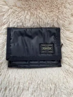 PORTER カプセル　三つ折り財布 ブラック　ポーターのサムネイル