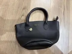 ANNA SUI ミニトートバッグ ブラック 2WAY 上品 ショルダー付き