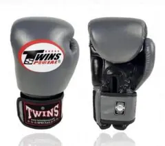 Twinsボクシンググローブグレー8オンス