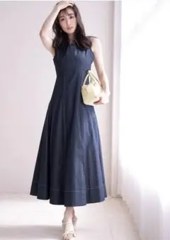 バックシャンタイプライターワンピース　マーキュリーデュオ