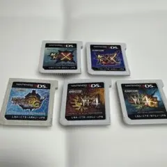 モンスターハンターシリーズ 5本セット　3DS