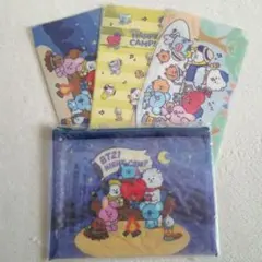 BT21 BTS 1番くじ ミニクリアファイル クリアポーチ