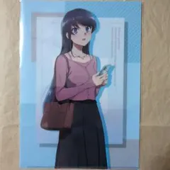 ⚡非売品/新品未使用⚡青ブタ 桜島麻衣 限定クリアファイル 劇場アニメ「青春ブタ野郎はランドセルガールの夢を見ない」 クリア