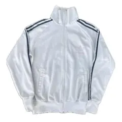 【激レア】80s デサント製 アディダス トラックジャケット 白 ピンク M