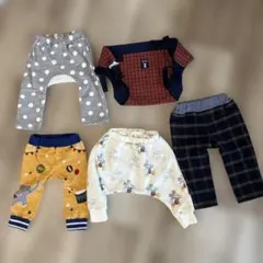 【値下げ】familiarチェアベルト&男の子ボトムス（70〜80cm）