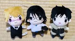 デュラララ!! 静雄 臨也 新羅 ぬいぐるみ 3体セット