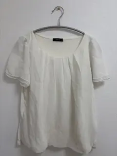 COMME CA ISM 半袖ブラウス ホワイト M