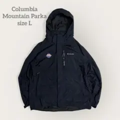 Columbia オムニテックマウンテンパーカー二重ジップスノーガードLブラック