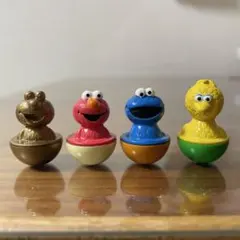 エルモ・クッキーモンスター・ビッグバード フィギュア4体セット