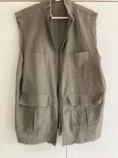 CIAOPANIC TYPY リネンカーキベスト