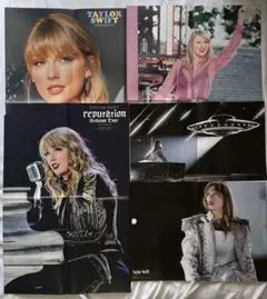 【INROCK付録】テイラー・スウィフト ポスター5枚セット バラ売りOKのサムネイル