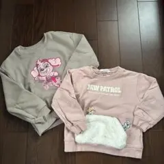 GAP スラップスリップ パウパトロール トレーナー 110cm 2点セット