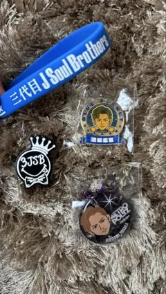 三代目JSB 登坂広臣 ガチャ グッズ／ラババン・指輪・バッジ・キーホルダー