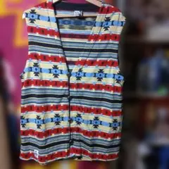 CHUMS チャムス ベスト ネイティブ柄 XL