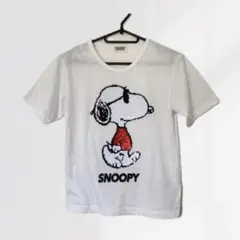 PEANUTS スヌーピー　キッズ　スパンコール　半袖　Tシャツ　150のサムネイル