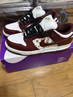 NIKE Supreme Dunk Low バーガンディ