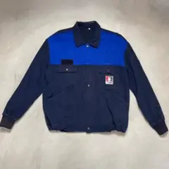 EURO 80sコットン ワーク ジャケット 鬼フェード 企業モノ - メルカリ