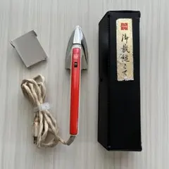 3468-I National 裁縫こて レッド NI-206F 昭和レトロ ナショナル 裁縫コテ NI-206F 松下電器 アイロン 箱