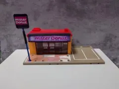 トミカタウン　ミスタードーナツ ショップセット2個（自作改装品）