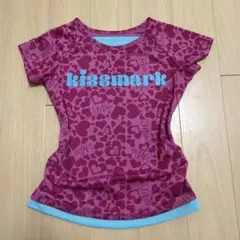 kissmark ハート柄 半袖Tシャツ ピンクのサムネイル