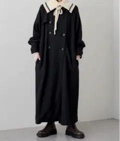 2025年最新】kastane ウール混ハイネックロングコートの人気アイテム