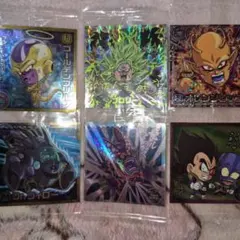 ドラゴンボールZ ウエハース　シール・ステッカー 6枚